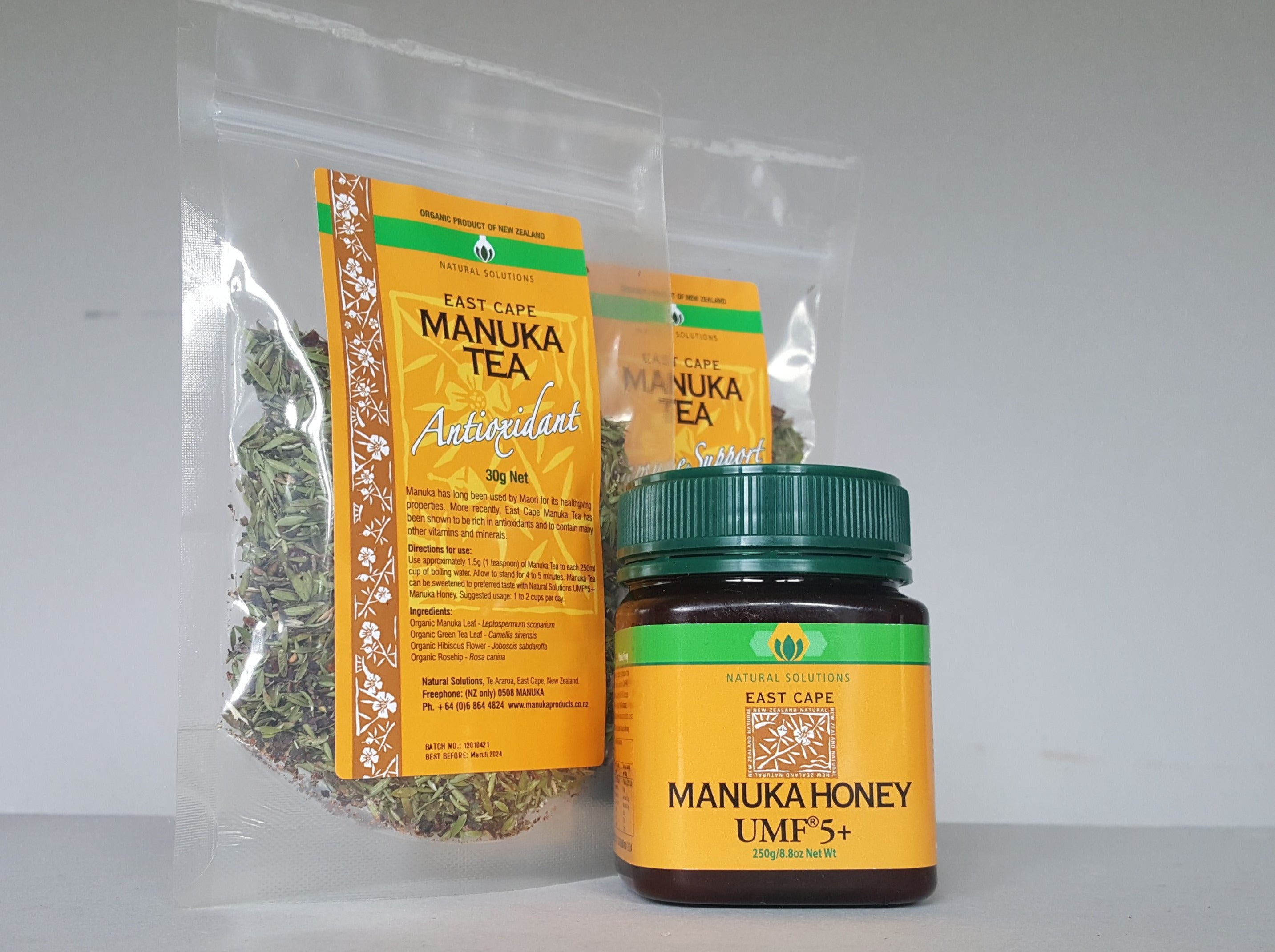 East Cape Manuka Teas and Honey